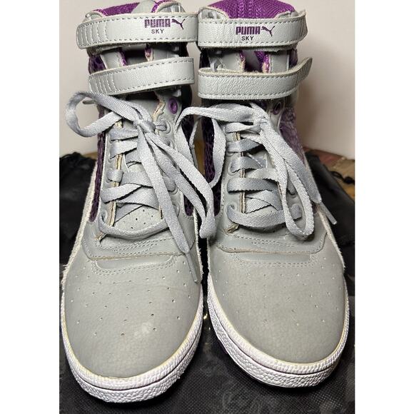 Puma Sky Wedge Sneakers Size 8 - Picture 1 of 11
